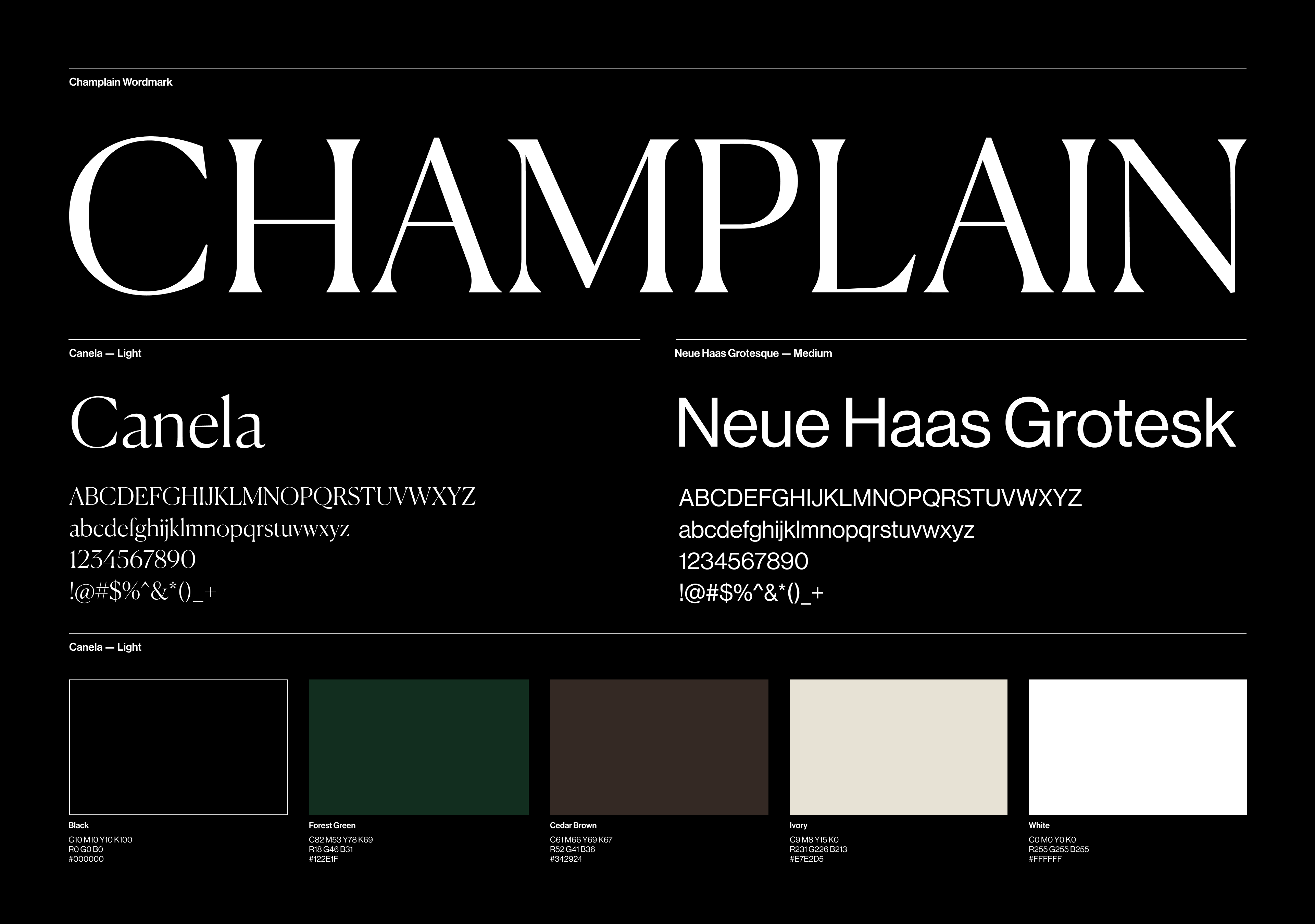 champlain-typography